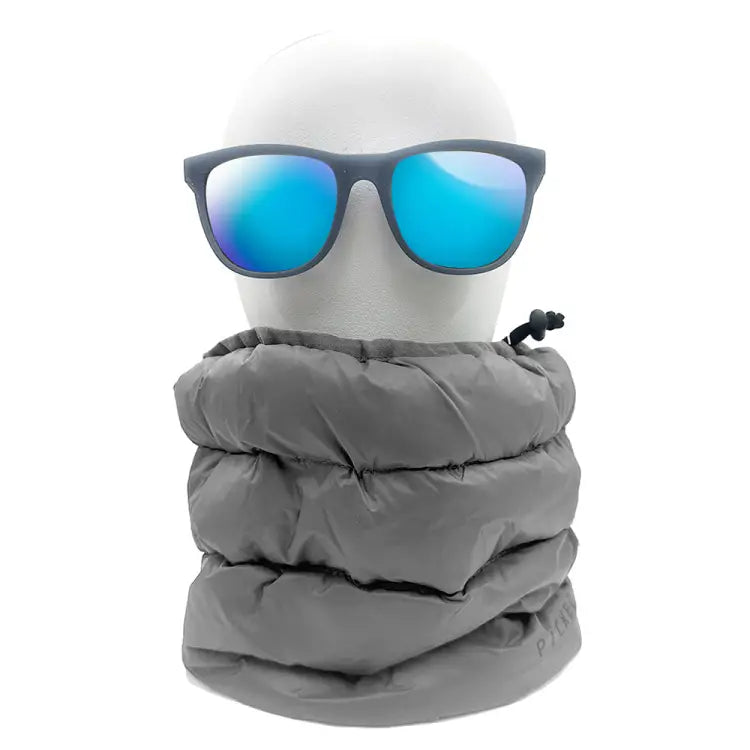 Bandanas & Face Masks: Pickel Down Neck Warmer-GREY - Pickel / Grey / ON / 2023, Accessories, Bandanas & Face Masks, Bearx, Grey |