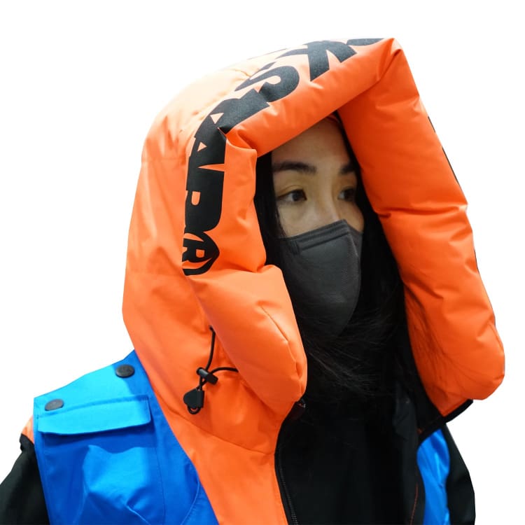 Jackets / Snow: PLANB PROJECT Down Vest Jacket (Japanese Brand) Burning Orange [Unisex] - 2021, Clothing, Ice & Snow, Jackets, Jackets / 