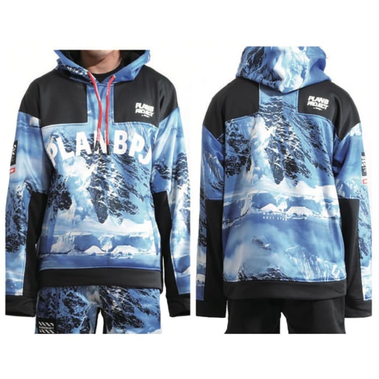 Hoodies & Sweaters: PLANB PROJECT M2 Waterproof Hooded (Japanese Brand) MTN [Unisex] - 2021, Black, Clothing, Hoodies & Sweaters, Ice & Snow