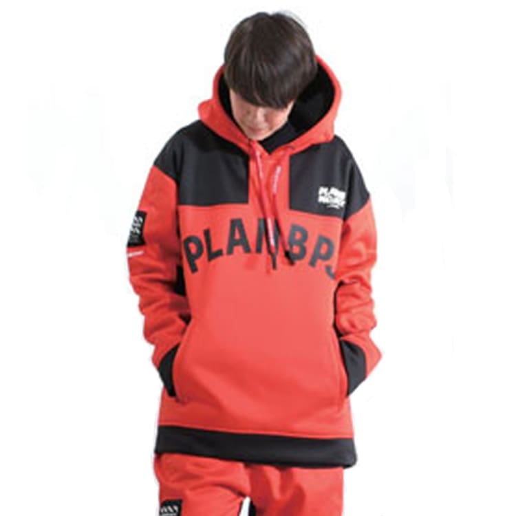 Hoodies & Sweaters: PLANB PROJECT M2 Waterproof Hooded (Japanese Brand) Red [Unisex] - PLANB PROJECT / S / Red / 2021, Black, Clothing, 