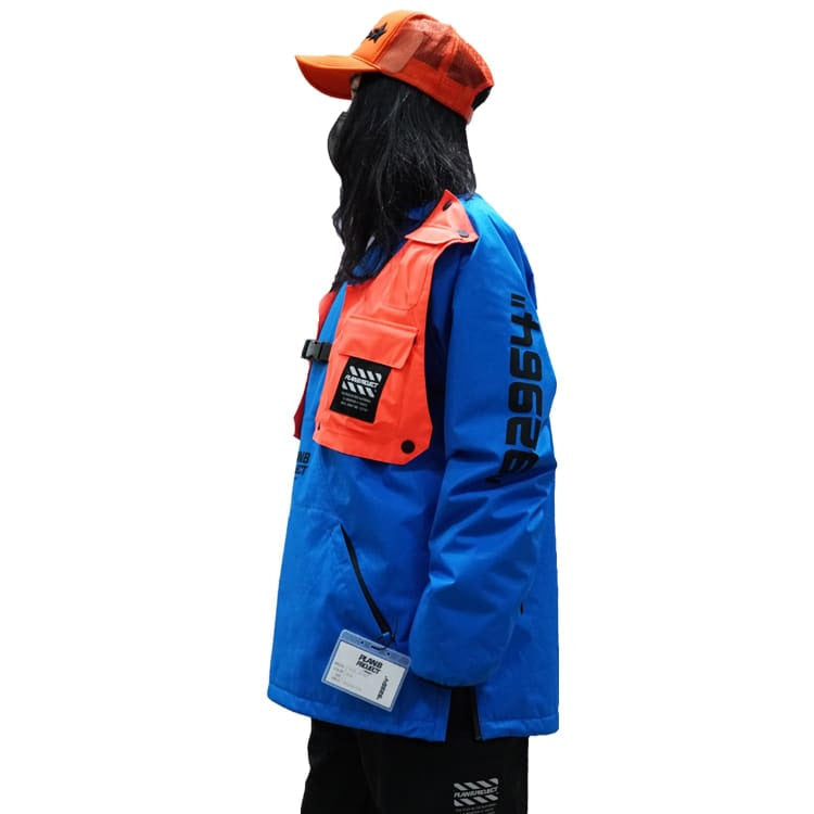 Jackets / Snow: PLANB PROJECT Piste Snow Jacket (Japanese Brand) Blue [Unisex] - 2021, Clothing, Ice & Snow, Jackets, Jackets / Snow | 