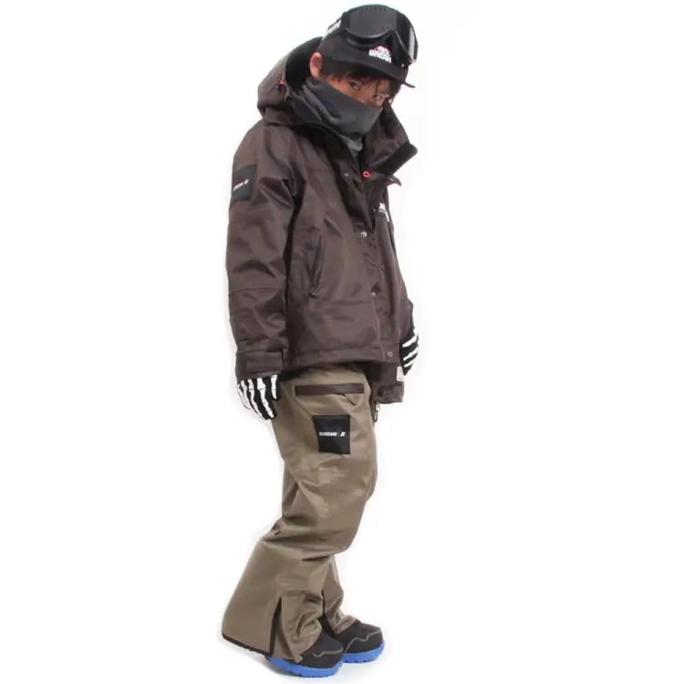 Jackets / Snow: Scream Kids Coach Snow Jacket w/Pants KD08 - 1920 Black Clothing ICE & SNOW Jackets | OCJP-SCREAM-KD08-S