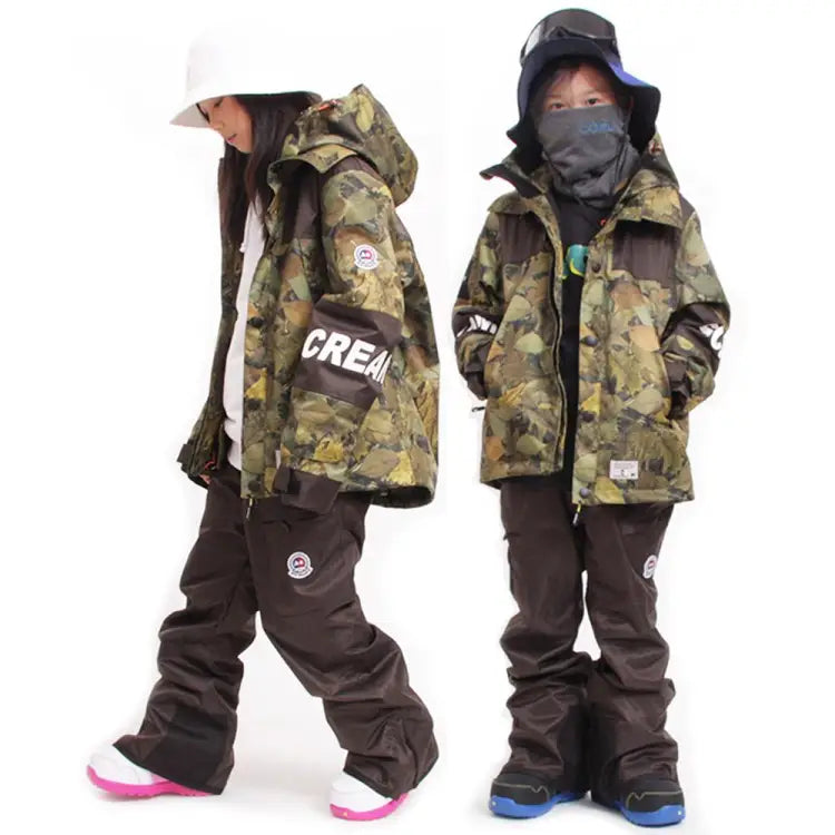Jackets / Snow: Scream Kids Coach Snow Jacket w/Pants KD11 - Scream / S / Camo / 1920 Camo Clothing ICE & SNOW Jackets | OCJP-SCREAM-KD11-S