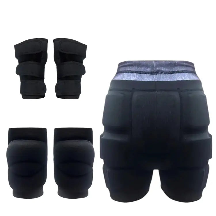 Protector / Set: Unisex Snow Protective Gear 3pc Set I - Luxs / S (23’’-31’’) / Free Size / 2025, Bearx, Equipment, Gear, Ice & Snow