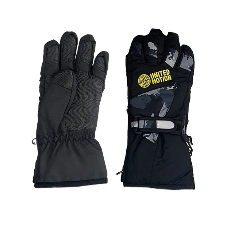 Gloves & Mittens / Snow: United Motion Kids 5-Finger Snow Glove-BLACK - 2024, Accessories, Bearx, Blue, Gloves & Mittens
