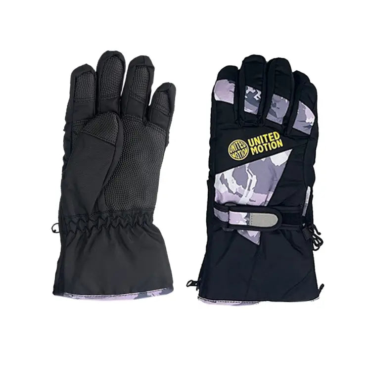 Gloves & Mittens / Snow: United Motion Kids 5-Finger Snow Glove-PURPLE - United Motion / Purple / S-S / 2024, Accessories, Bearx, Gloves &
