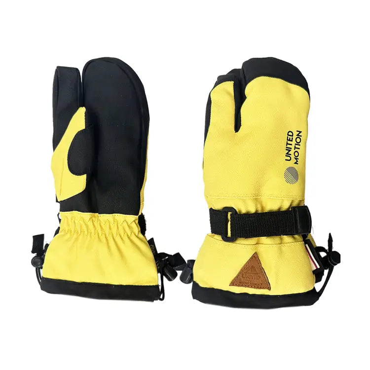 Gloves & Mittens / Snow: United Motion Kids Trigger Snow Glove-YELLOW - United Motion / Yellow / S-M / 2024, Accessories, Bearx, Gloves &