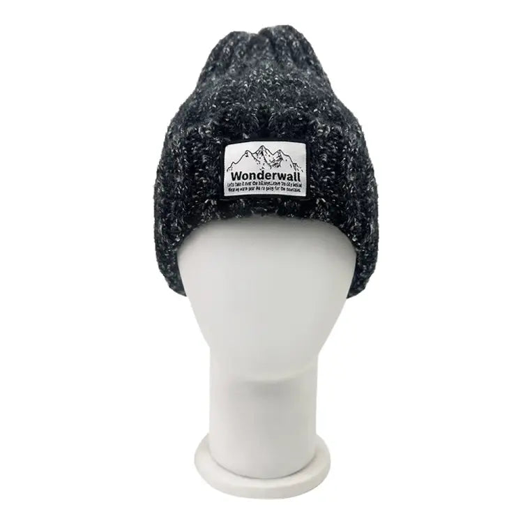 Headwear / Beanies: Wonderwall Beanie-BLACK - Wonderwall / Black / Free / 2023, Accessories, Bearx, Black, Head & Neck Wear | JP-0487-BLACK