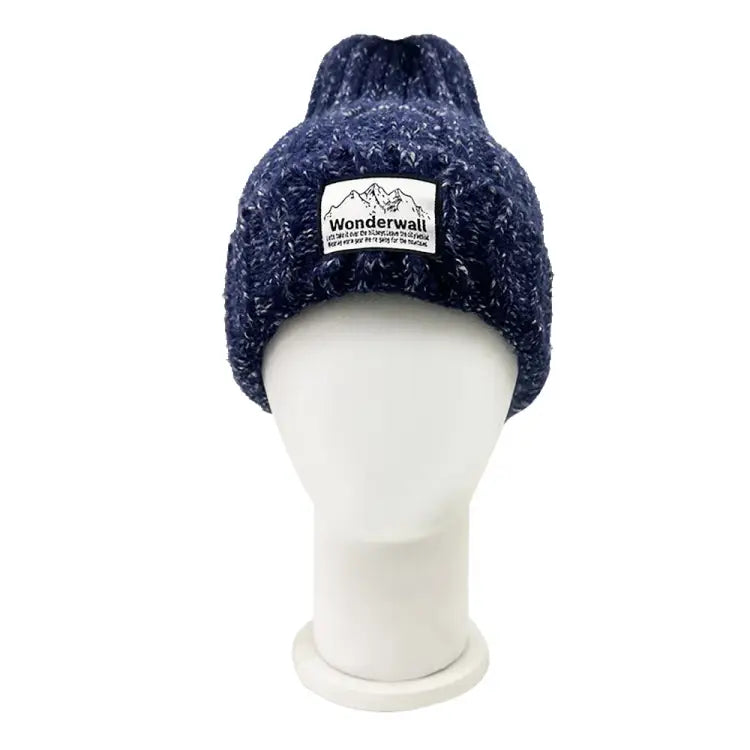 Headwear / Beanies: Wonderwall Beanie-BLUE - Wonderwall / Blue / Free / 2023, Accessories, Bearx, Blue, Head & Neck Wear | JP-0487-BLUE